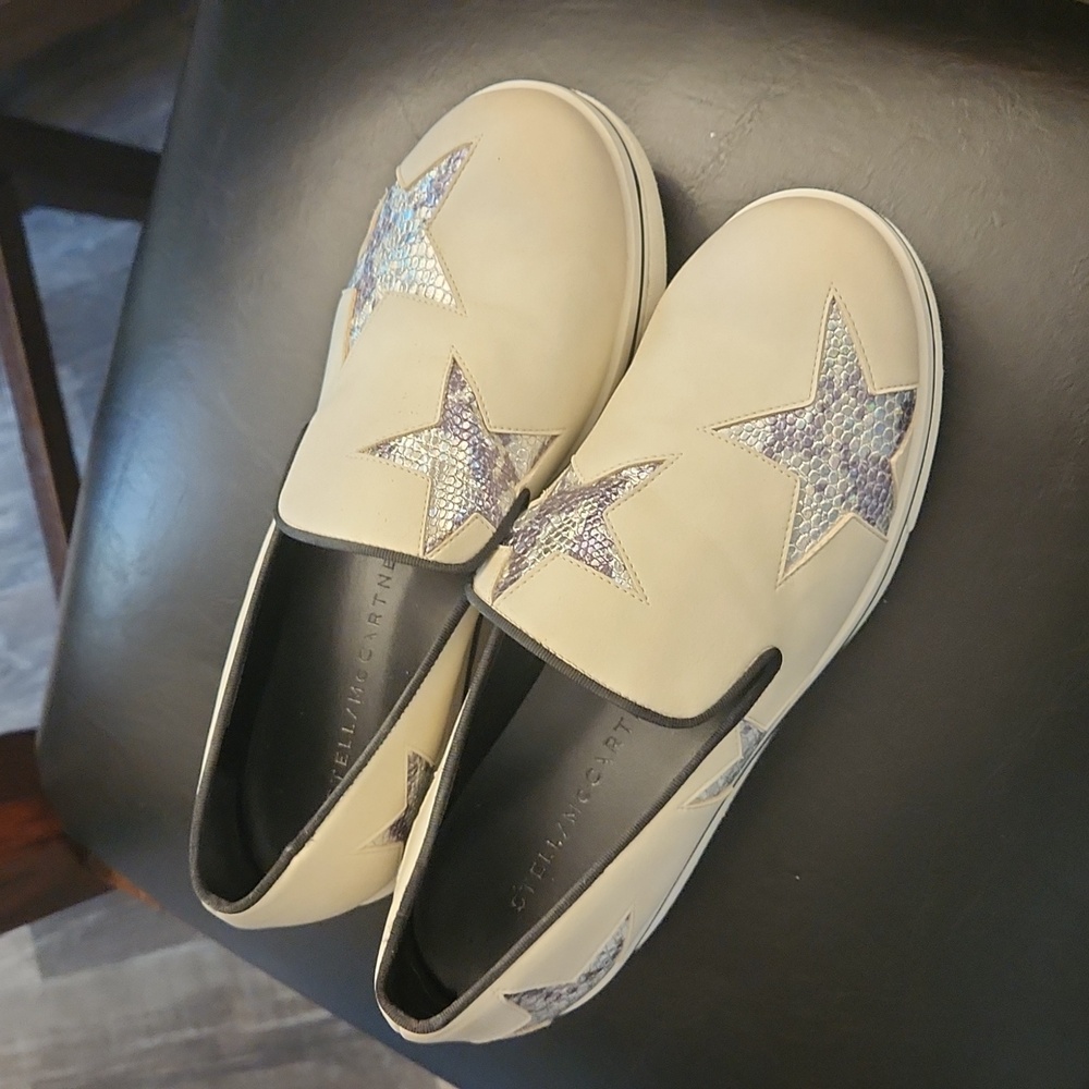 Stella McCartney leather wedge sandals